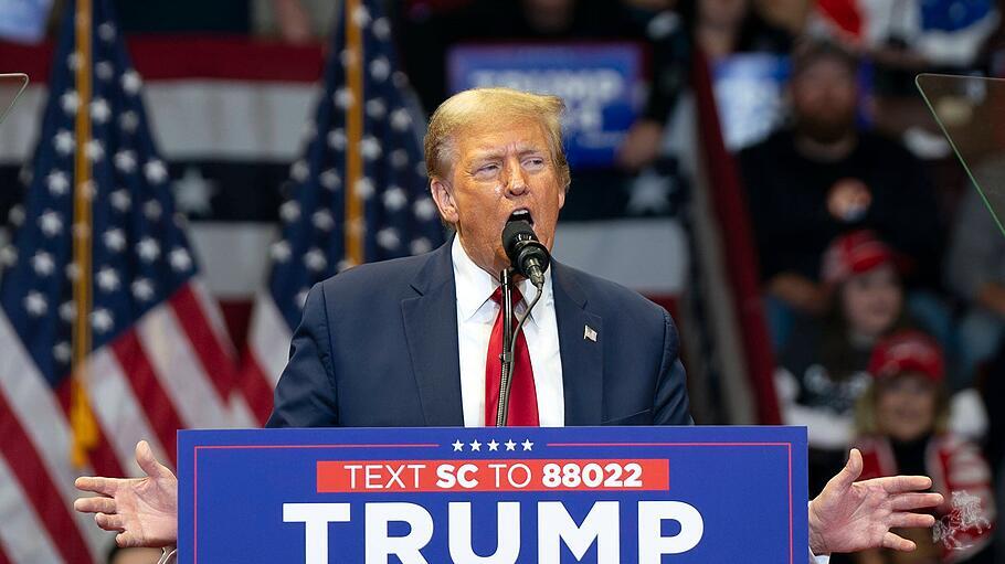 Donald Trump bei einem Wahlkampfauftritt