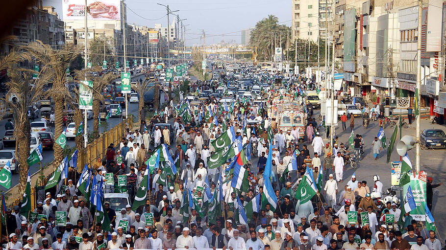 Proteste in Pakistan