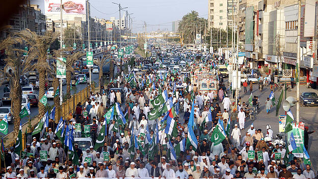 Proteste in Pakistan