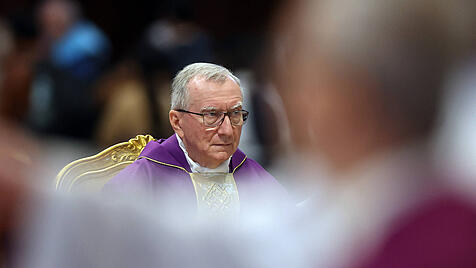 Pietro Parolin, einer der wenigen mit Zugang zum Papst