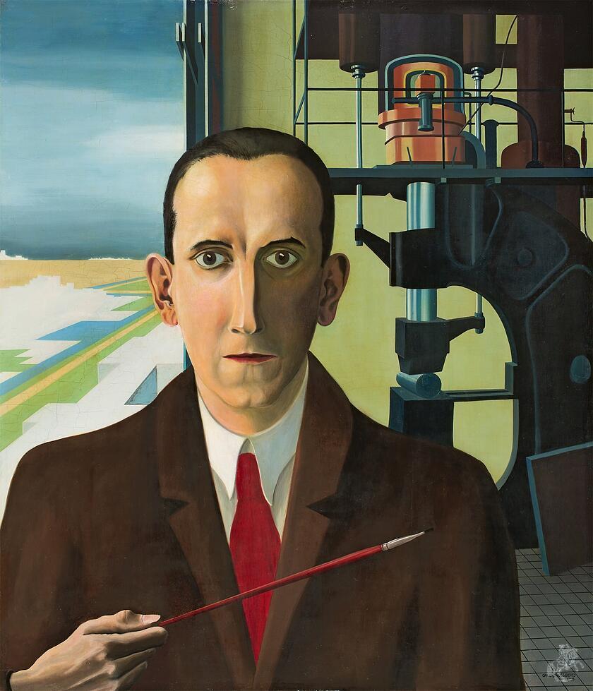 Carl Grossberg, Selbstbildnis, 1928, Privatsammlung Deutschland.