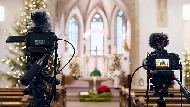 Ein Livestream der Messe in Corona-Zeiten