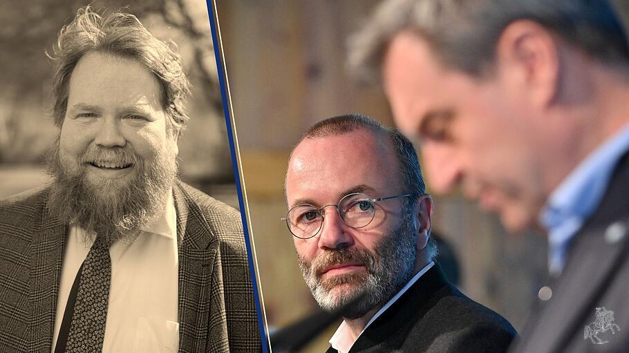 Politikredakteur Sebastian Sasse, Manfred Weber, Markus S&ouml;der