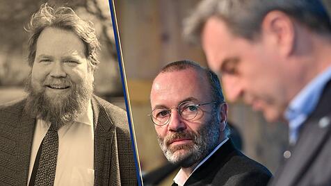 Politikredakteur Sebastian Sasse, Manfred Weber, Markus S&ouml;der