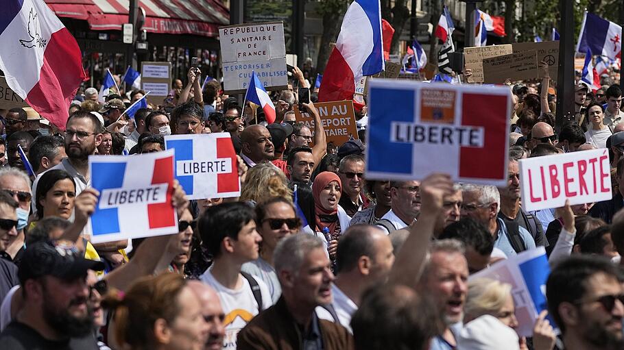 Coronavirus - Proteste in Frankreich