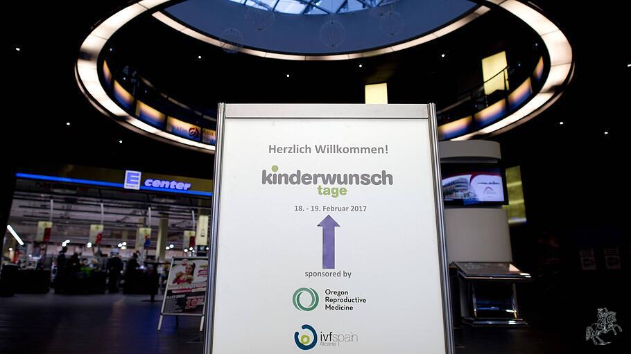 Werbung für eine Kinderwunsch-Messe 2017 in Berlin