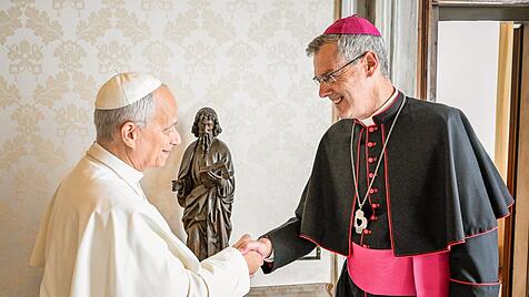 Papst Leo XIV. und Bischof Wilmer