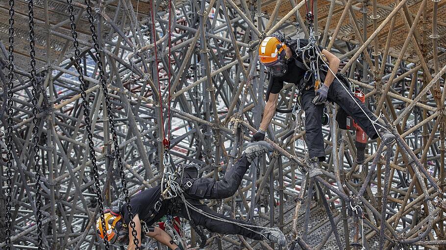 Restaurierung der Pariser Kathedrale Notre-Dame