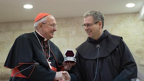 Kardinal Leonardo Sandri und Kustos Francesco Patton
