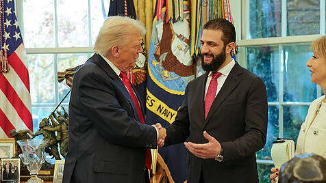 Donald Trump empfängt Syriens neues Staatsoberhaupt Ahmed al-Sharaa