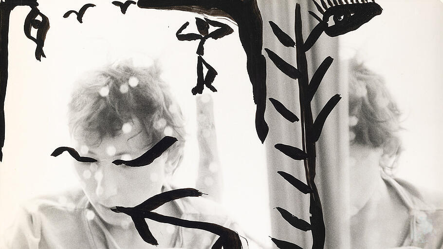 Gabriele Stötzer, Mir gegenüber – Selbst im Spiegel, 1985.