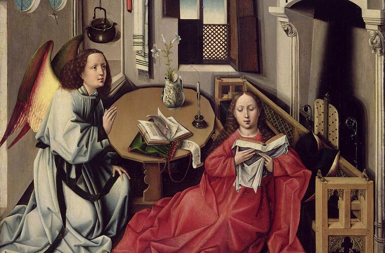 The Annunciation, after 1500 (oil on panel)