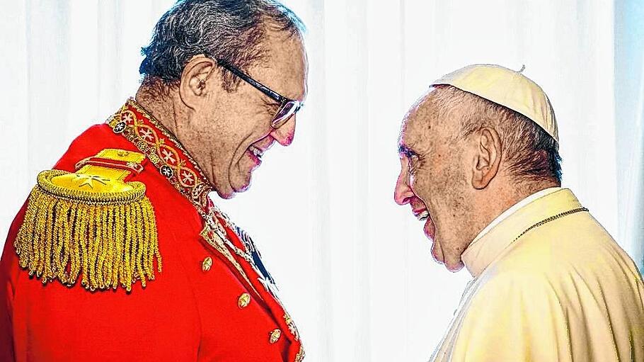 Malteser-Großmeister Matthew Festing und Papst Franziskus, 2016