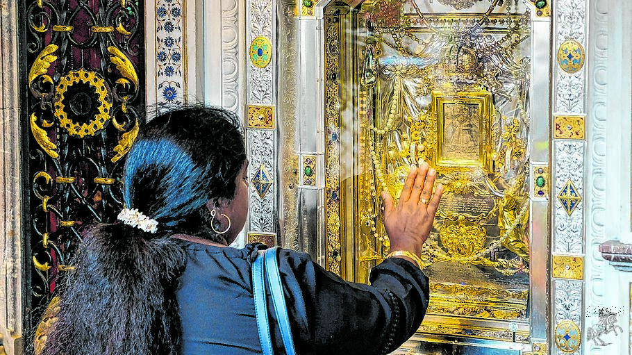 Kevelaer: Bild von Maria als Trösterin der Betrübten