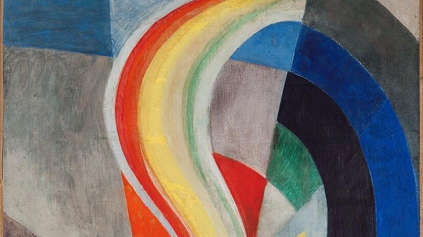 Robert Delaunay, Hélice, 1923, Öl auf Leinwand,