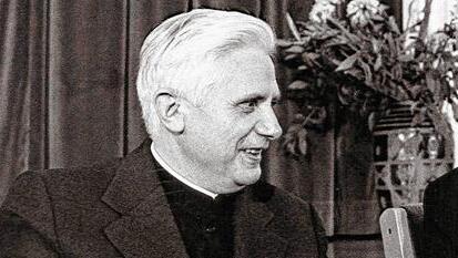 Kardinal Joseph Ratzinger während seiner Amtszeit als Erzbischof von München.