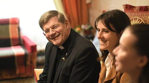 Der Freiburger Erzbischof Stephan Burger in Kiew