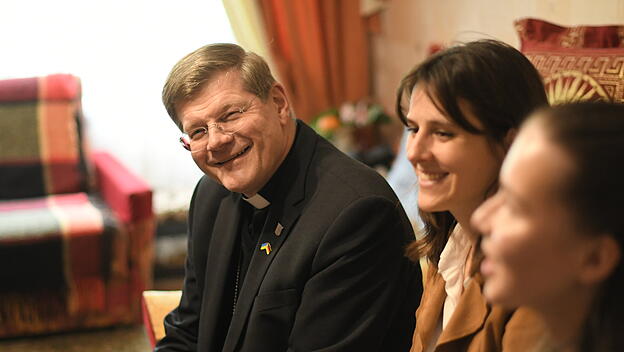 Der Freiburger Erzbischof Stephan Burger in Kiew