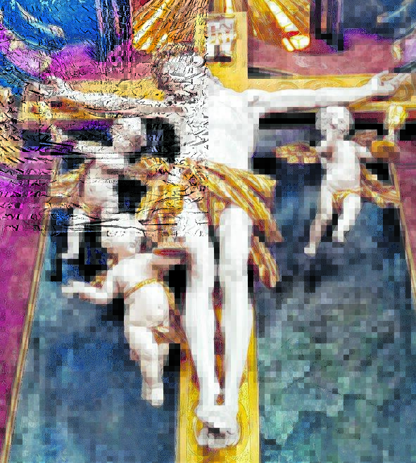 Kleine Engel in der Basilika von Gößweinstein
