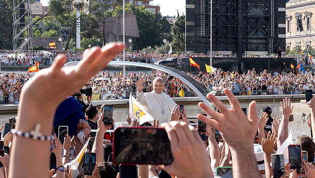 Papst Leo in Madrid