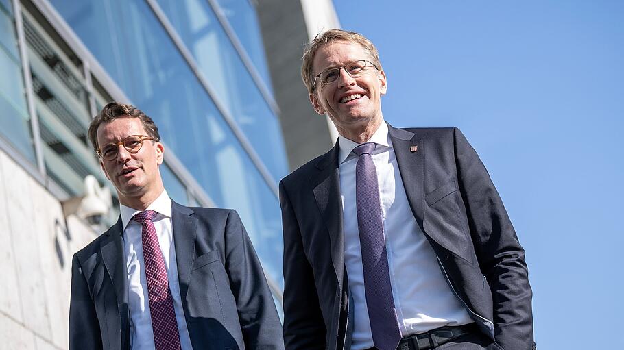 Daniel Günther (CDU)und Hendrik Wüst (CDU)