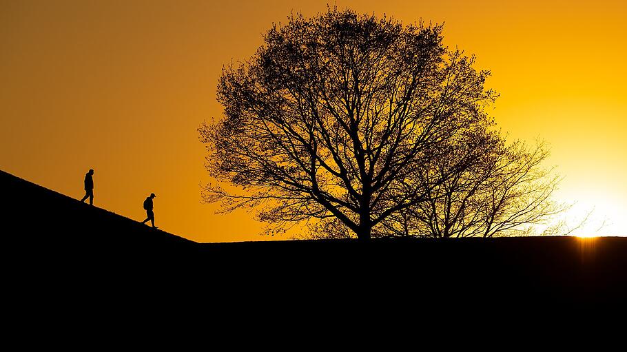 Sonnenuntergang in München