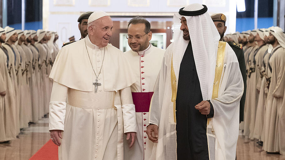 Papst Franziskus besucht die Vereinigten Arabischen Emirate
