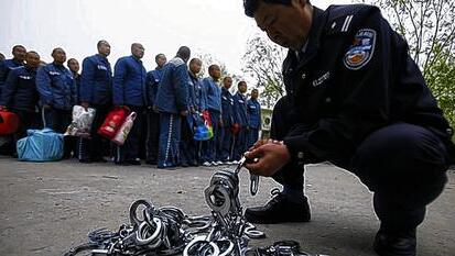 Zahl der in Chinas Arbeitslagern Inhaftierten kann nur geschätzt werden.