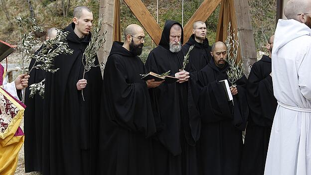 Junge Benediktiner von Nursia