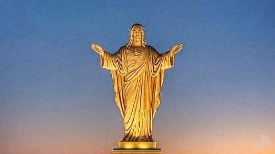 Christusstatue in Qaa