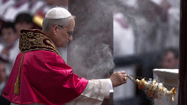 Papst Leo XIV. in der Basilika Paul vor den Mauern