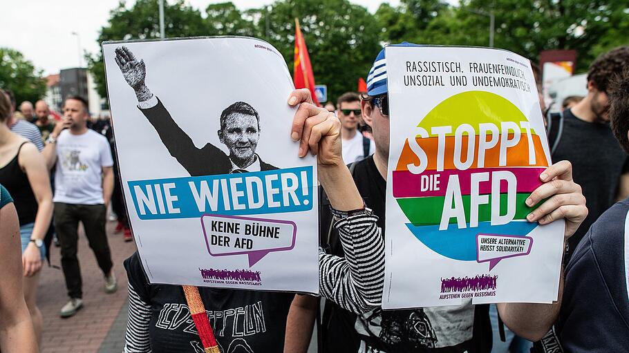 Katholikentag - Demo gegen Auftritt eines AfD-Politikers