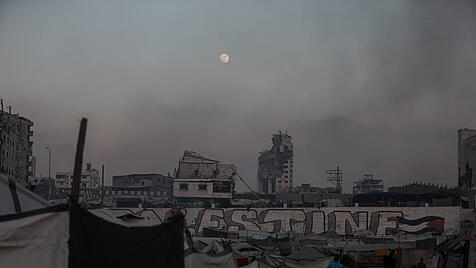 Vollmond über Gaza