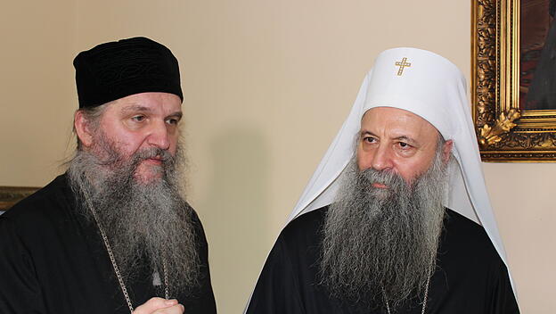 Patriarch Porfirije; Bischof Andrej Cilerdzic