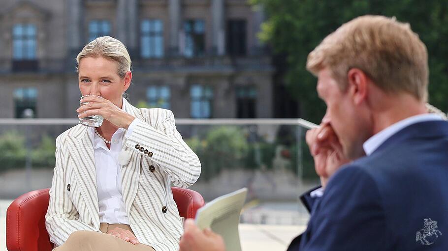 Alice Weidel beim ARD-Sommerinterview