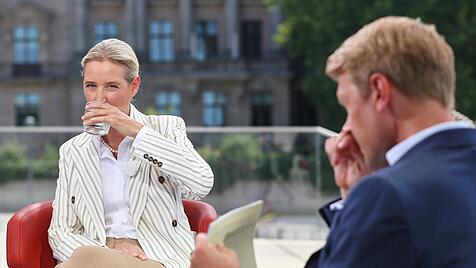 Alice Weidel beim ARD-Sommerinterview