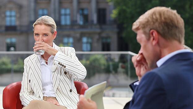 Alice Weidel beim ARD-Sommerinterview