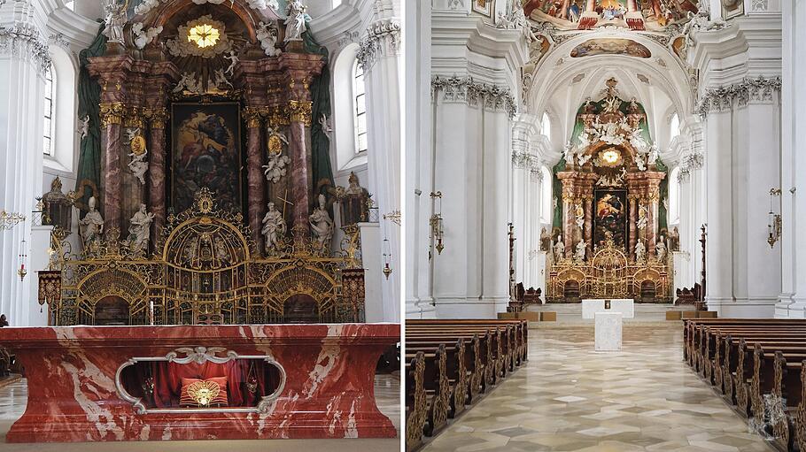 Neuer und alter Altar