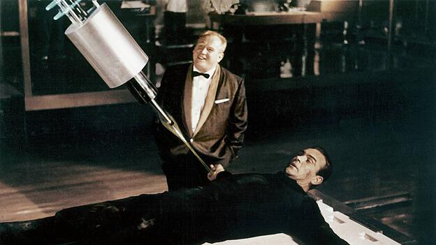 James Bond in "Goldfinger"