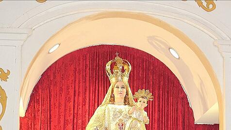 Bildnis der Gnadenjungfrau "Nuestra Señora de la Merced"