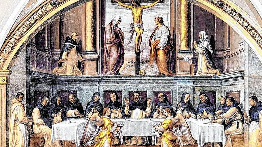 Giovanni Antonio Soglianis Darstellung der Speisung der Dominikaner durch die Engel
