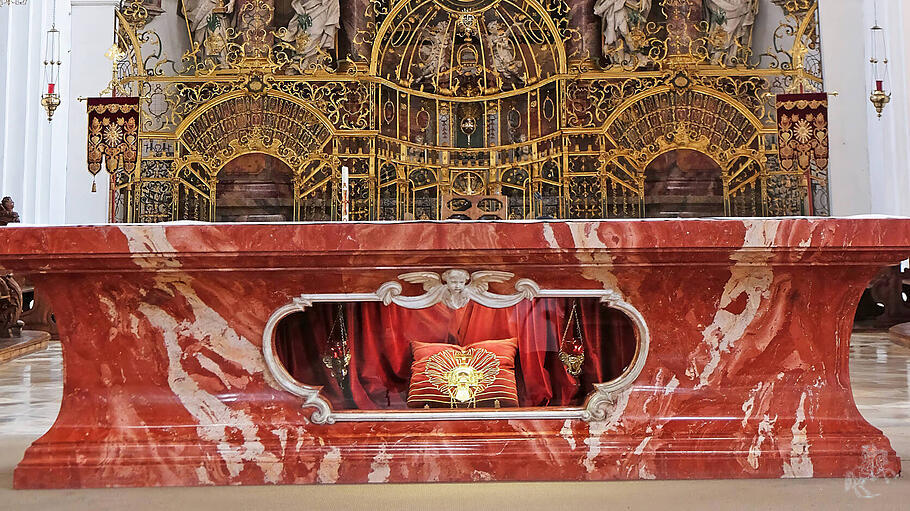 Hochaltar in der Basilika St. Martin und Oswald in Weingarten