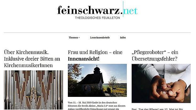 "Feinschwarz.net" bietet anspruchsvolle Beiträge mit hoher Reichweite