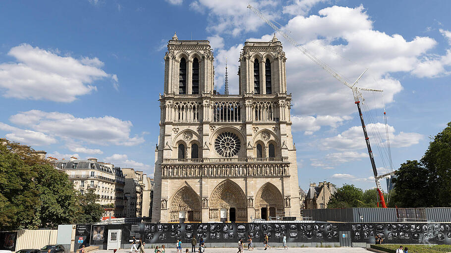 Notre-Dame de Paris Bauarbeiten
