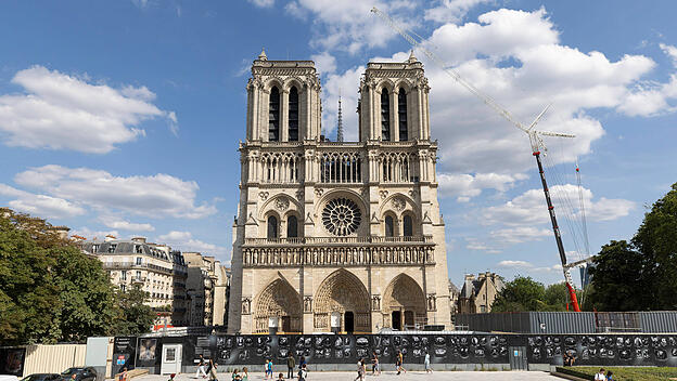 Notre-Dame de Paris Bauarbeiten