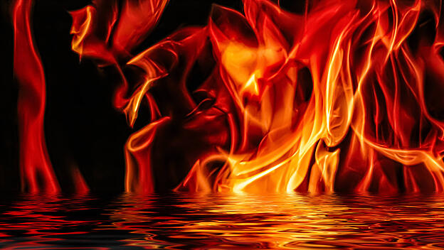 Hot fire flames in water as nature element and abstract background, minimal design , 34354086.jpg, abstract, backdrop, b