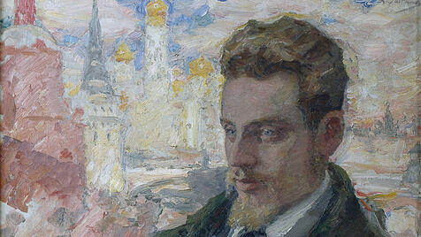 Porträt des Dichters Rainer Maria Rilke, gemalt von Leonid Pasterna