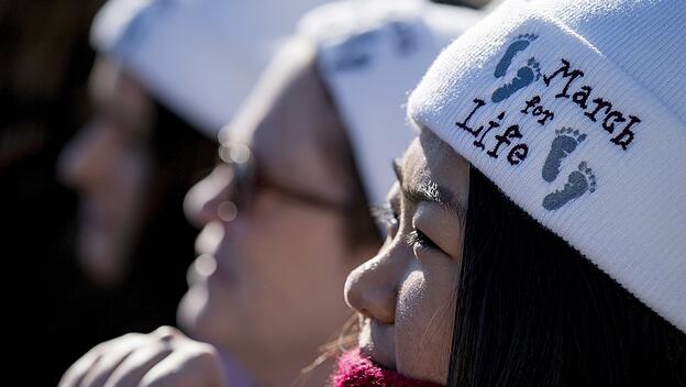 Abtreibungsgegner marschieren in Washington