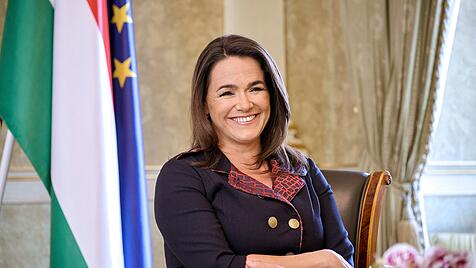 Die ungarische Staatspräsidentin Katalin Novák