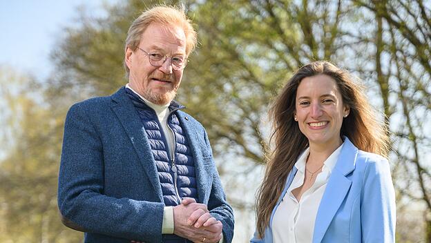 Guido Horst mit seiner Nachfolgerin Franziska Harter